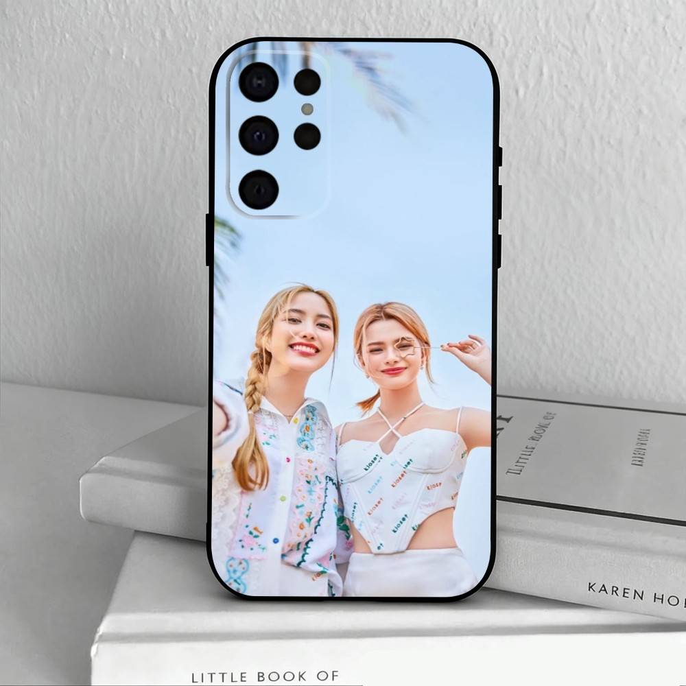 Pink Theory F-Freen B-Becky Phone Case For Samsung S25,24,23,22,30,21,10,9,Ultra,Plus,Lite,FE,4,5 G Soft Black Case