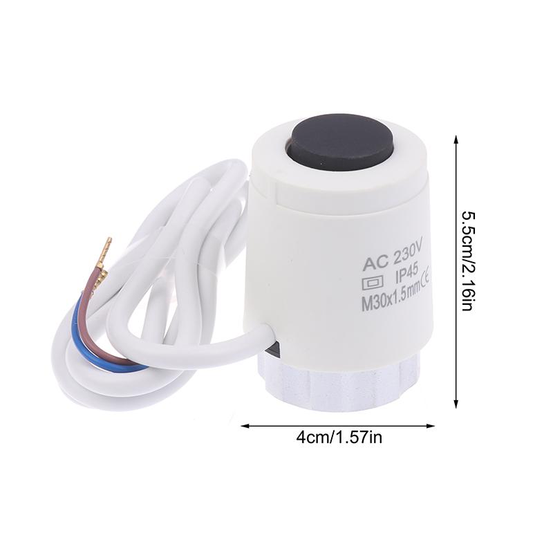 230V Ohne Ventil N58A Elektrischer Thermischer Stellantrieb Heizkörper Für Verteiler Fußbodenheizung Normalerweise Offenes Thermostatisches Ventil