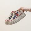 Autumn New Ins Breathable White Shoes Women's Low-Top Casual Board Shoes Platform Platform Shoes
