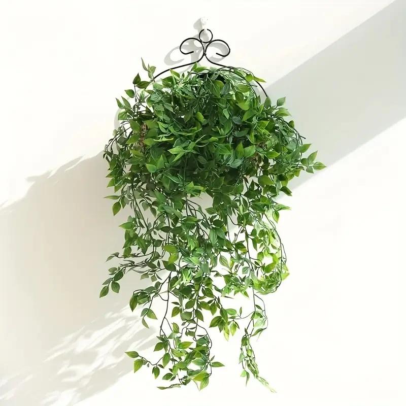 

1Pc artificial hanging plant used for decorating the walls and gardens of a house, bedroom, or garden Without basin