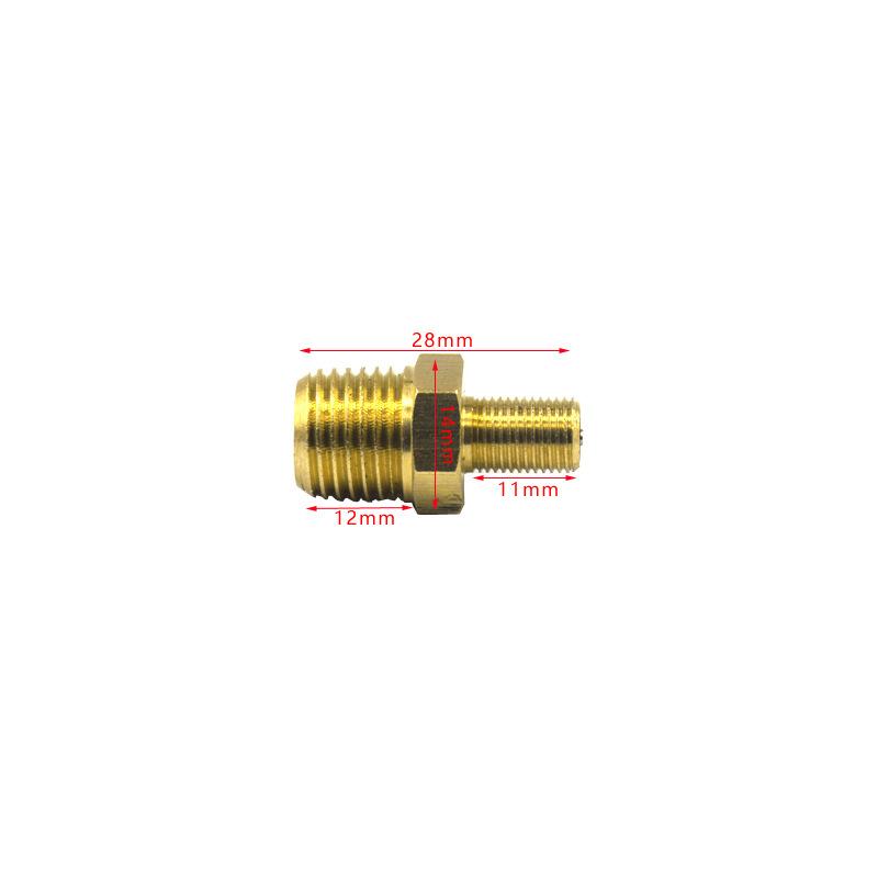 1PC 28mm Brass Schrader Air Compressor Tank Fill Valve 1/4 1/8 NPT Tire Valve Core Car Motorcycle Vacuum Tire TPMS Accessories