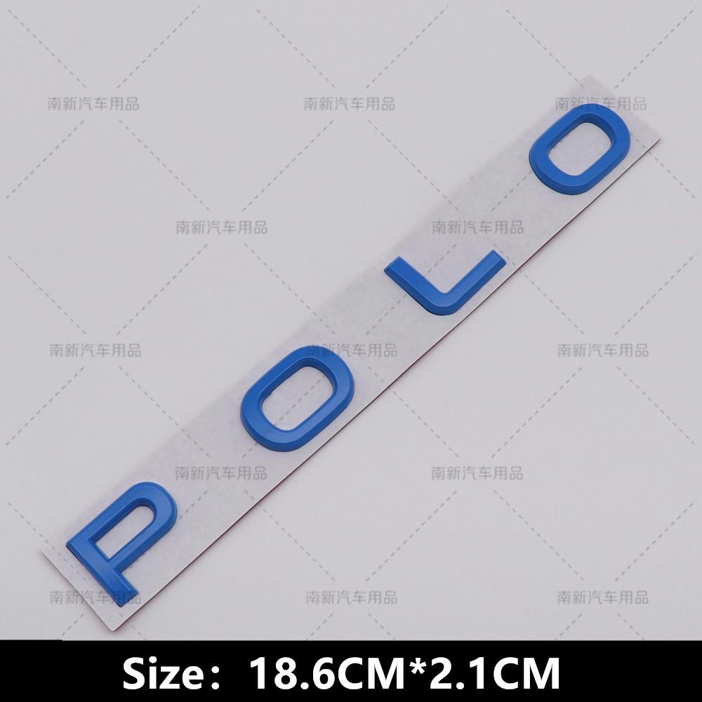 2026 Hot For VOLKSWAGEN VW 3D Metal Rear Trunk Sticker Car Styling Auto Body Side Fender Badge For Volkswagen VW Polo Letters Em