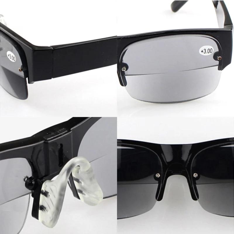 Bifocal Reading Glasses Men Women Presbyopic Sunglasses Far Near Vision +1 0 to +4 0 Unisex Anti Reflective Eyewear