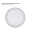2PCS 6.5inch Speaker Loudspeaker Protective Cover Speaker Decoration(White White)