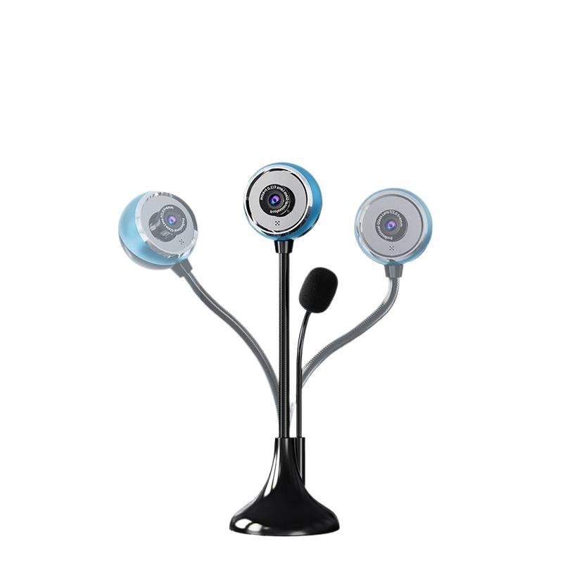 Driver-Free 2K HD USB Video Conferencing Camera with Desktop Mic