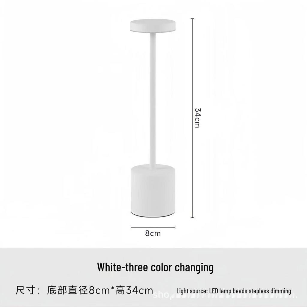Star Moon Touch Lamp: Three-Color Rechargeable Night Light, Ideal for Bedroom or Birthday Gift.