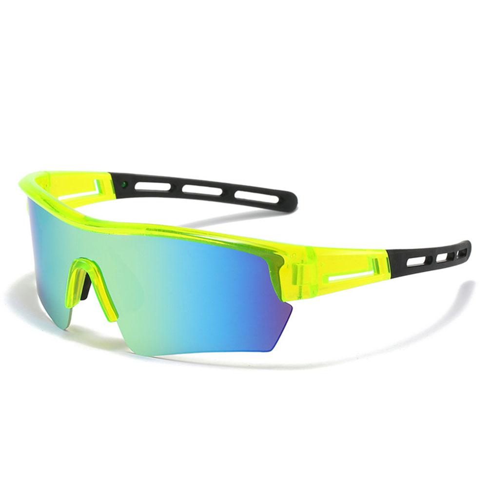 

Солнцезащитные очки для велоспорта UV400 Защита от ветра Солнцезащитные очки для спорта на открытом воздухе Очки для езды по шоссе Очки для мужчин и женщин светло-зеленый