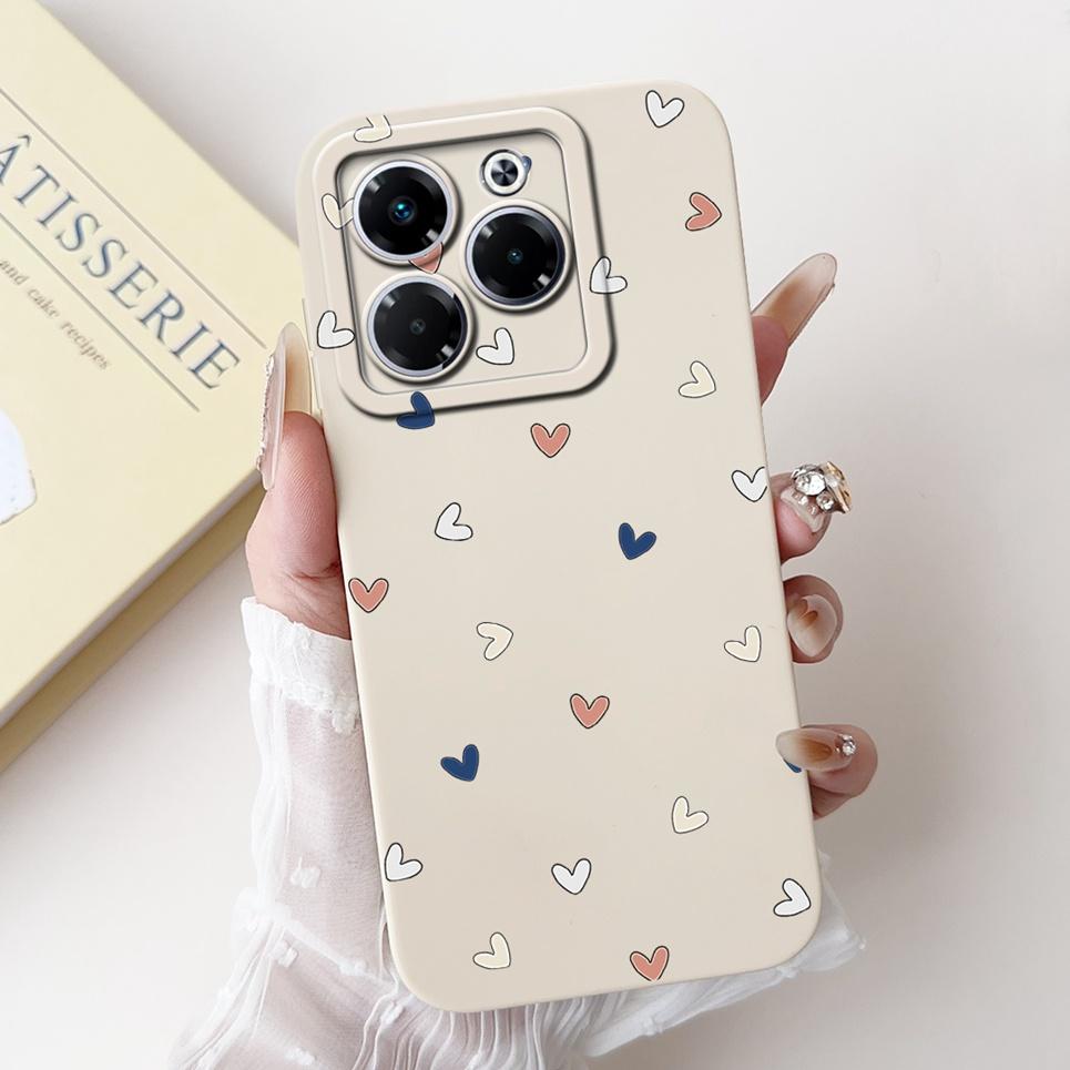 

For Cover Infinix Note 40x 5G X6838 Case Rabbit Leopard Print Shockproof Liquid Silicone TPU Back Cover Note40X Soft Casing Etui Infinix Note 40x 5G