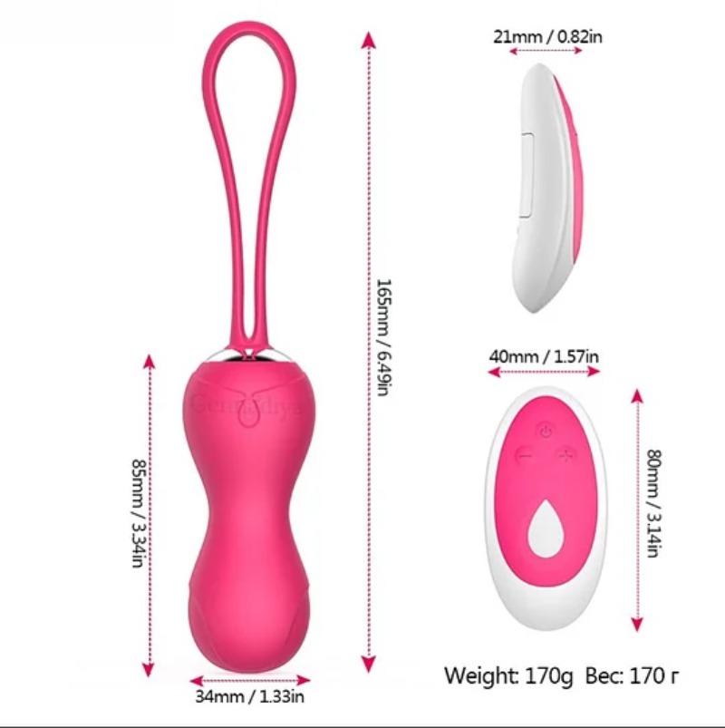 10 Geschwindigkeiten Vibrierendes Ei Übung Vagina Straffen Kegel Ball Ei Vibrator