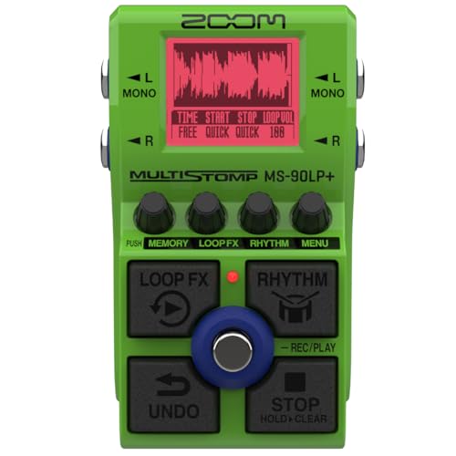 ZOOM MS-90LP Plus Guitar Multi Stomp [Looper/100 Effects /32 Bit Recording] Green Compact Pedal 3...