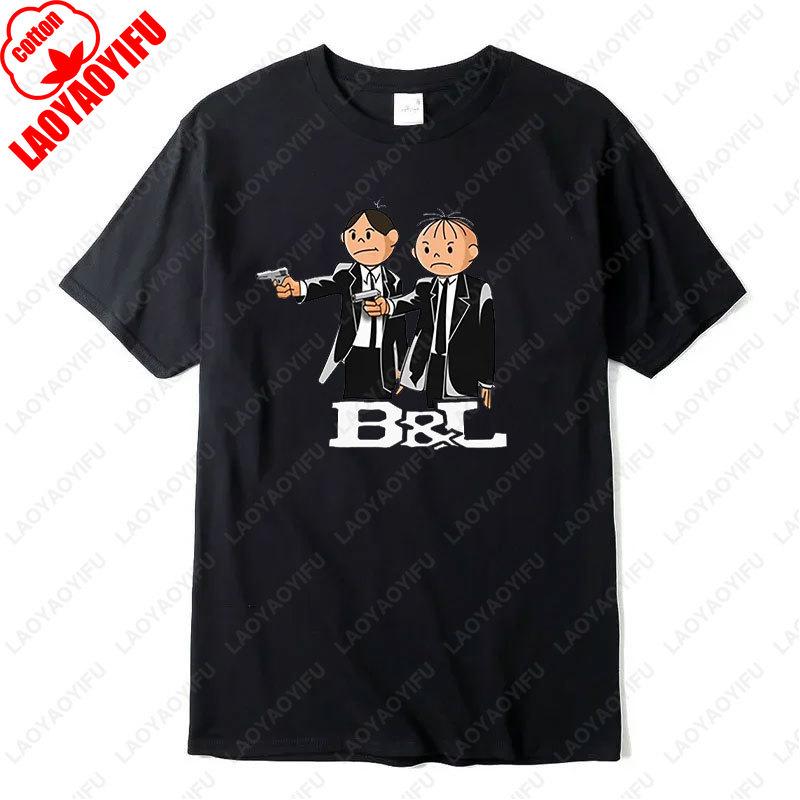 

Болек и Лёлек Польша Смешная футболка Мужская оригинальная футболка оверсайз Женская повседневная Польские мультфильмы ПНР Подарок Хлопковые футболки L