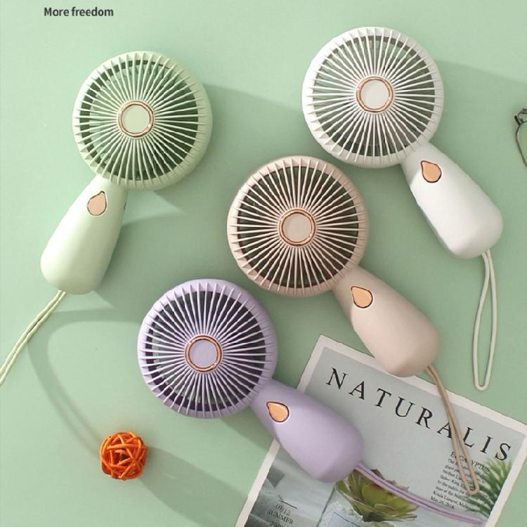Rechargeable Battery Cooling Fan with Base USB Fan Pocket Fan Handheld Fan