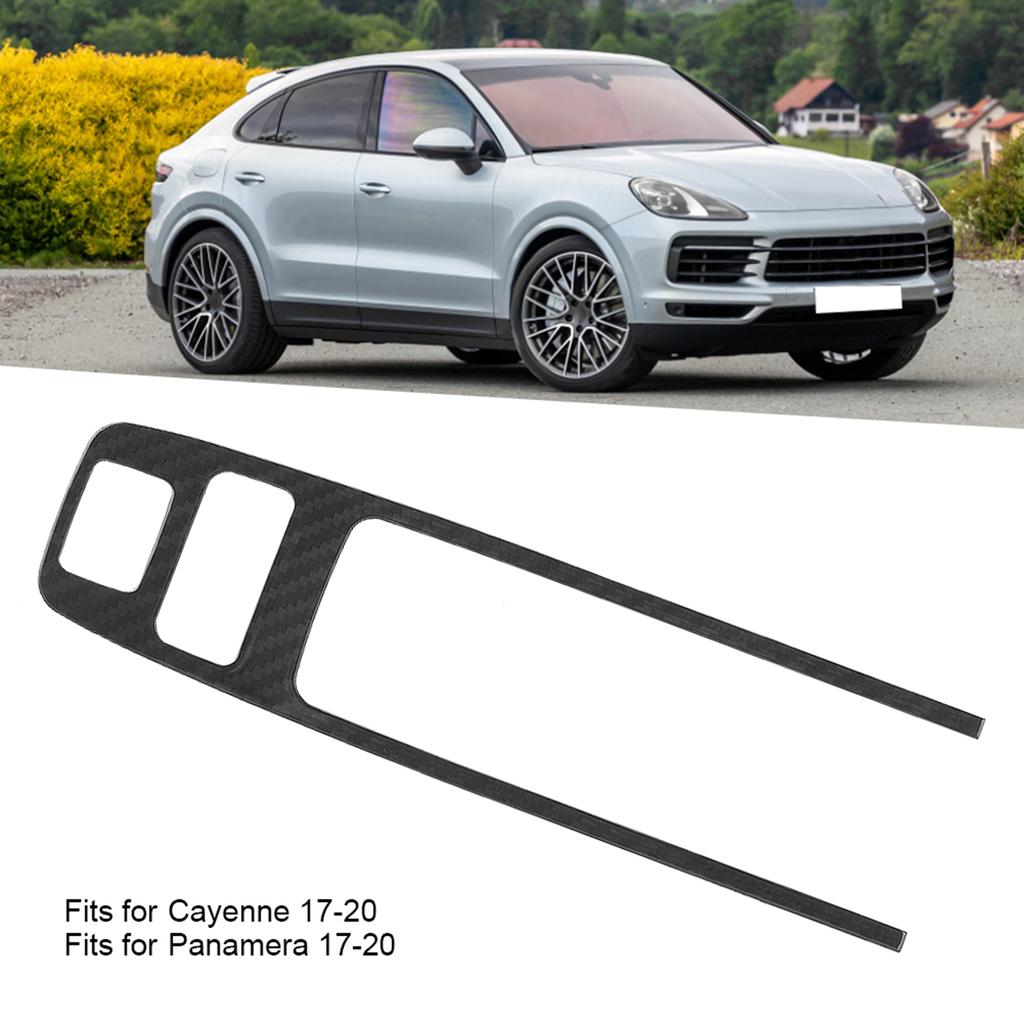 Carbon Fiber P Button Gear Trim Frame Fits for Cayenne 17?20