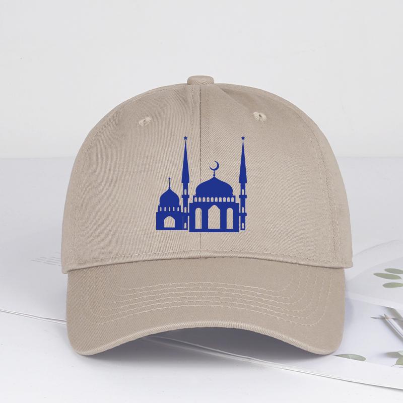 

Crescent Print SoftTop Baseball Cap Soft Comfortable Lightweight Breathable Elegant Cultural Style Minimalist Fashion Unise