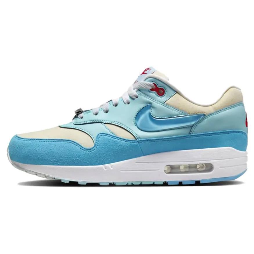 Nike Air Max 1 'Puerto Rico Day - Blue Gale' (Unisex) Blue Gale / Blue Gale / Barely Blue Casual Shoes FD6955 400