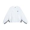 Originals Adiclub Clover Logo Print Loose Hooded Windbreaker Women Windbreaker White IP1804