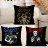 Rock Band S-Slipknot Logo Kissenbezug Toon Geschenk Kissenbezug Schlafzimmer Zuhause Sofa Stuhl Sitz Dekor Kissenbezug