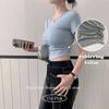 The Pink Women Rosil Side Shirring Slim Crop T shirT