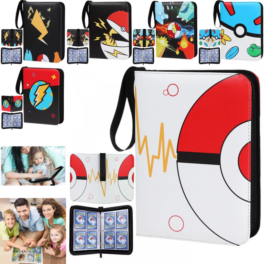 50 Binder Card Pages For 400 Cards Collector Gift Waterproof Folder Pu