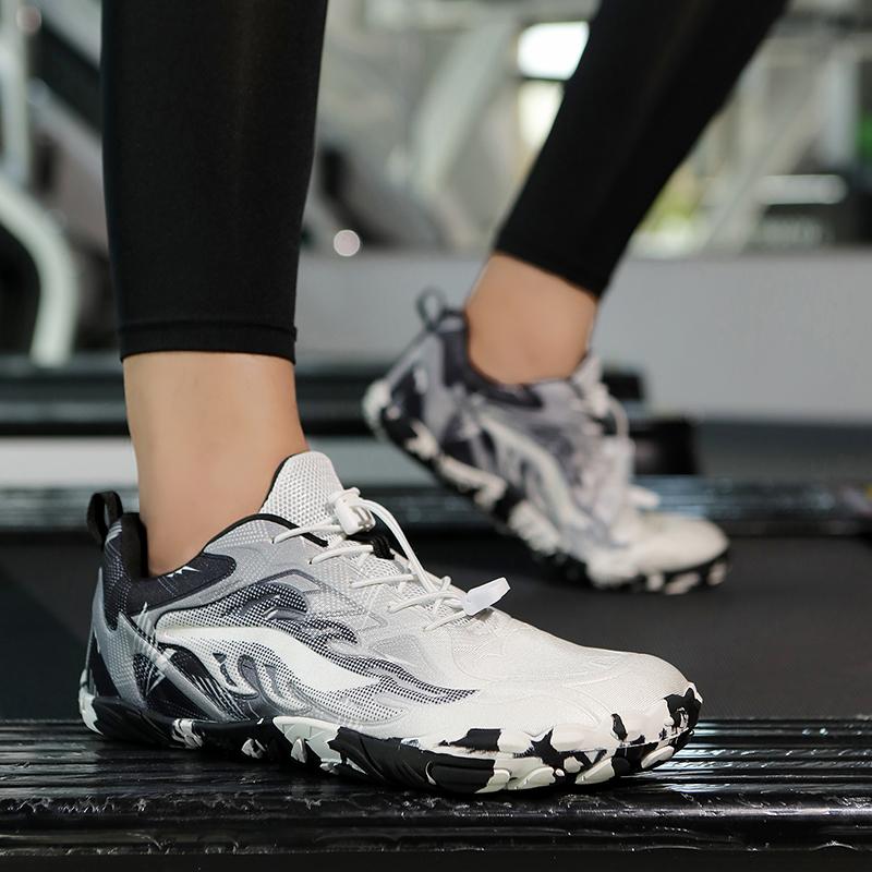 Women Anti-slip Trainers Men's Cross-training Shoes Elastic Gym Fitness Sports Shoes Outdoor Walking Trekking Hiking Sneakers