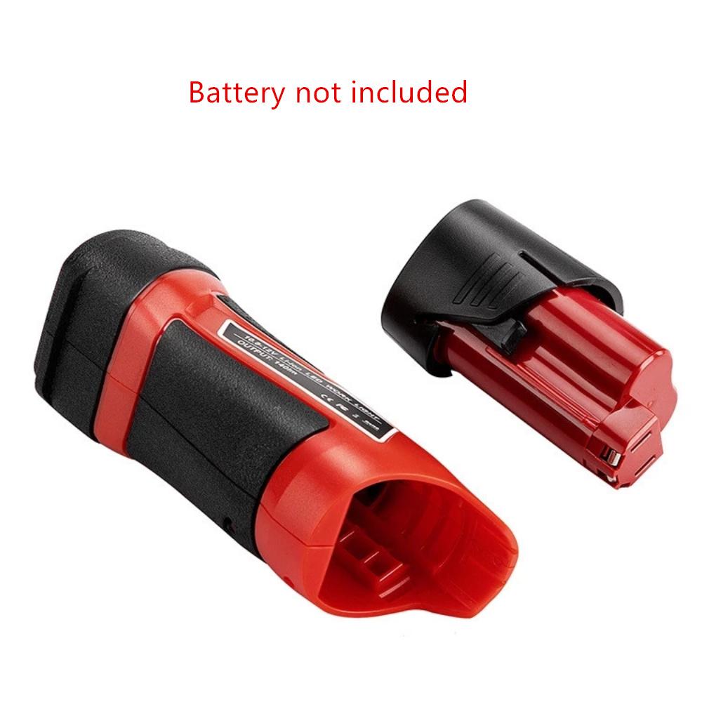 Portable LED Work Light Flashlight Lamp For Milwaukee 12V M12 Li-Ion Battery