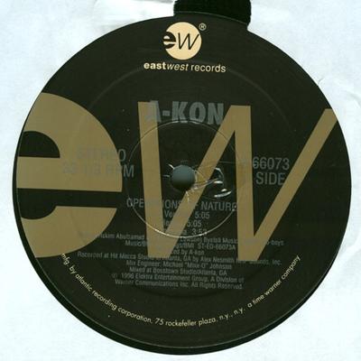 LP Record AKON - Operations Of Nature 066073 Eastwest Record 1996 US Rap & Hip-Hop/R&B Used