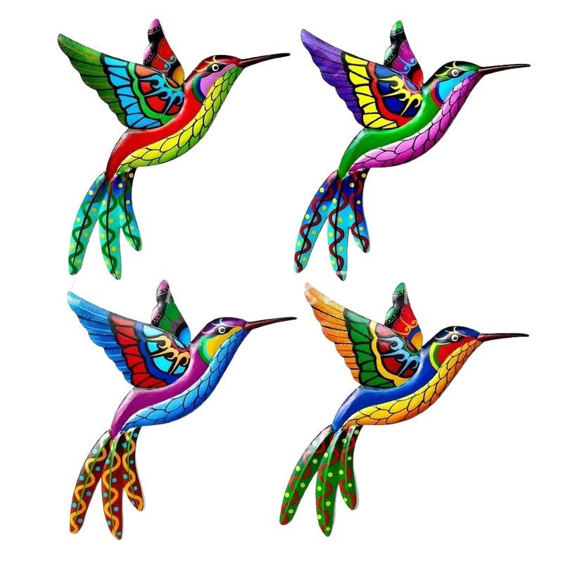 Hummingbird UV Iron Art Garden & Room Animal Wall Decoration Ornaments – Festival Gifts