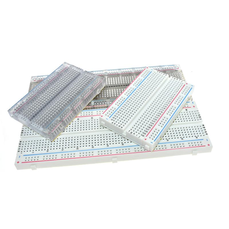 SYB- 400 Punkte Breadboard 830 Punkte Breadboard MB-102 Lötloses PCB-Testboard 400 Loch Breadboard MB102 Test Entwickeln DIY