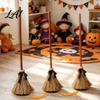 Mysterious Holiday Home Decor Halloween Sound Broomstick Moving Witch Broom Prop with Effects Magical Atmosphere Props Spooky Magic Toy for