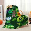 Plants Vs Zombies Game Blanket Sofa Blanket Home Decor Air Conditioning Blanket Nap Blanket Machine Washable