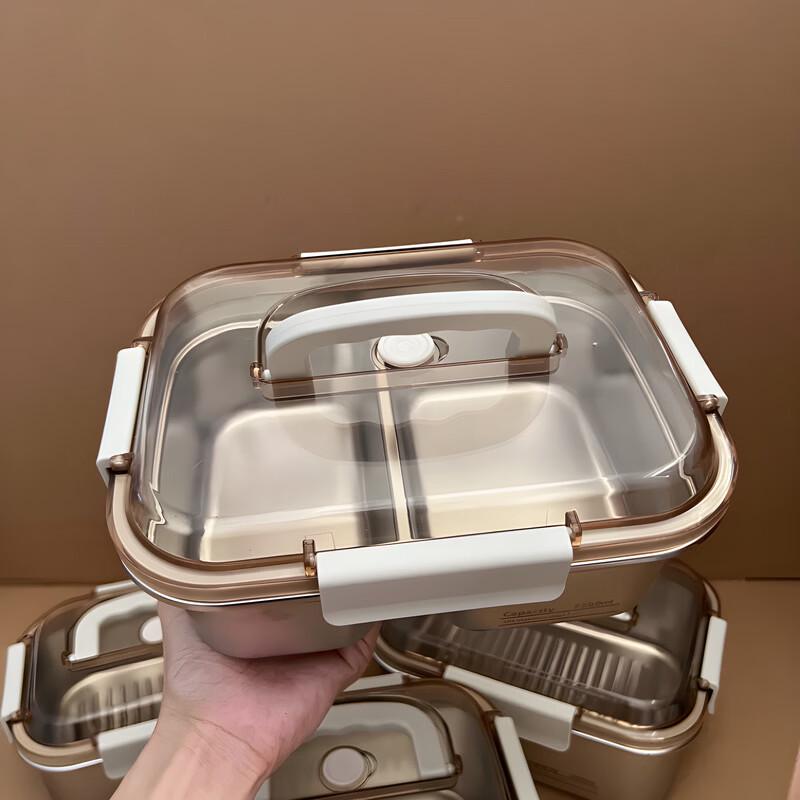 Shengjia 304 Stainless Steel Microwaveable Lunch Container with Handle
