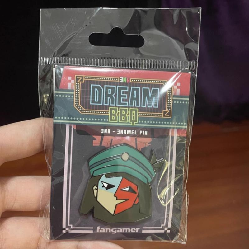 

Официальный набор эмалированных значков, вдохновленных персонажами ENA Dream BBQ, Мерч Fangamer, Коллекционные аксессуары, Подарок