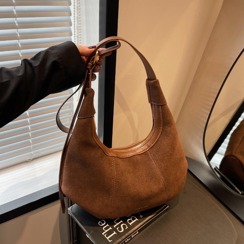 Retro Bag Women's Large-capacity New Autumn and Winter Versatile Shoulder Messenger Bag Commuter Saddle Bag