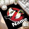 Custom Name Personalized Ghostbusters Print Carpet, Versatile Home Decor Rug, for Playroom, Apartment, Balcony, Entryway, Hallway Gift