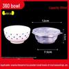 Round Disposable Plastic Bowl with Lid for Fresh-Keeping
