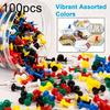 100pcs Push Pins, Thumb Tacks for Bulletin Board,Stick Colors  Pins Thumb Tacks for Cork Board Wall Hangings,Office Tacks Pins