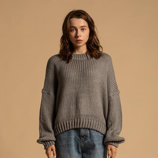 Raon Overfit Knit (Gr) Grey/Free