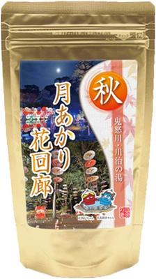 [Quasi-drug] Bath Additive Gift: Kawaji Tsukiakari Hanakairo No Yu Hot Spring Bath Additive, 250g (10 Servings)