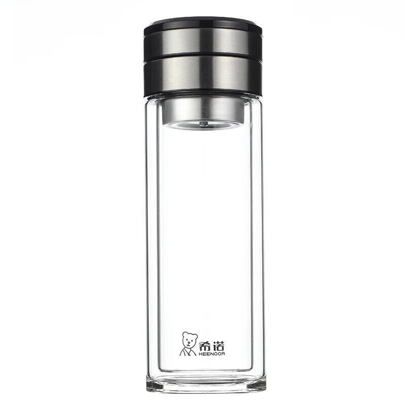 Heenoor Double-Layer Tea Infuser Glass Bottle