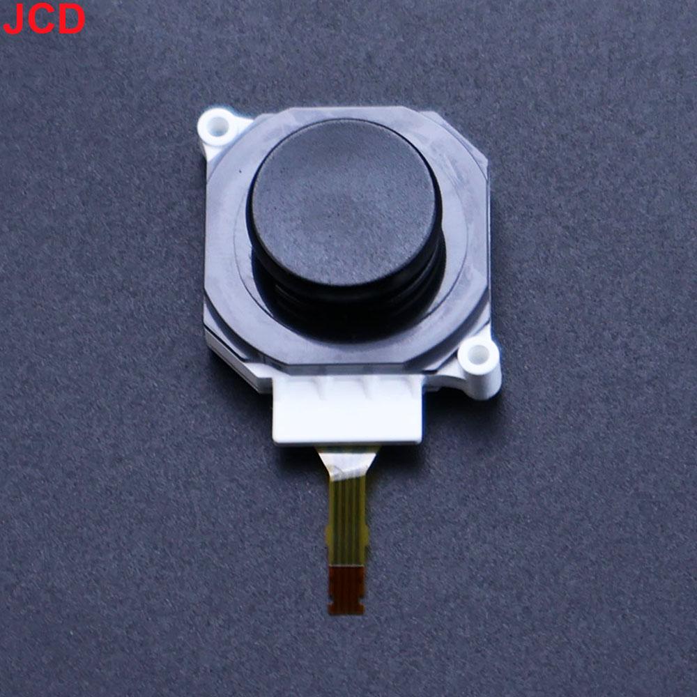 JCD 1pcs For 3DS 3DSXL 3DSLL Game Controller Metal Analog Stick Cap 3D Joystick Cap For New 2DS 3DS LL XL Thumbstick Button