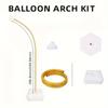 Runtow 250cm Balloon Arch ,Free Bending Shape Half Arch Balloon Stand with Base ,Balloon Column Kit for Wedding Birthday Party