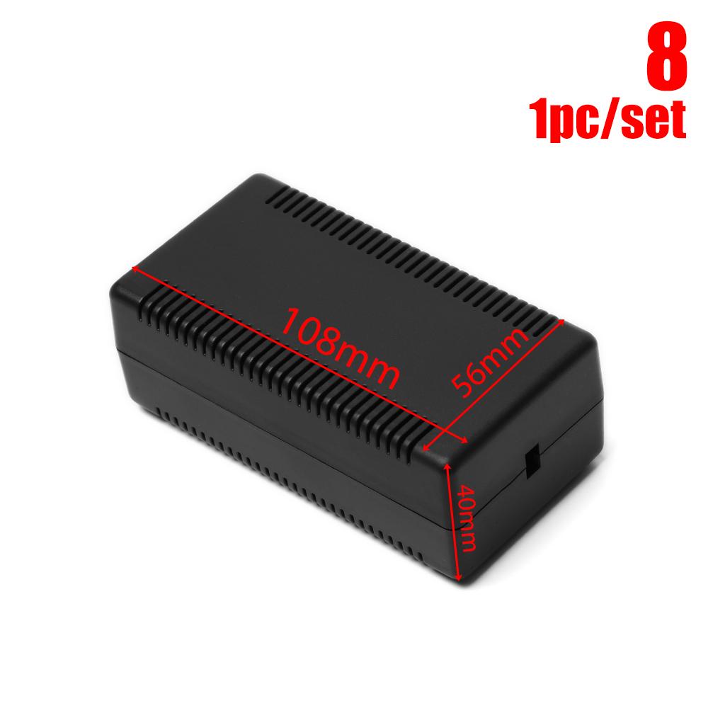 Waterproof ABS Plastic Project Box Storage Case Housing Instrument Case Black Enclosure Boxes Electronic Supplies High Quality