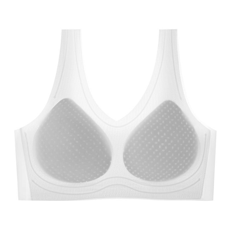 Womens Ultra Thin Seamless Back Beauty Push Up Comfortable Breathable Vest Bra