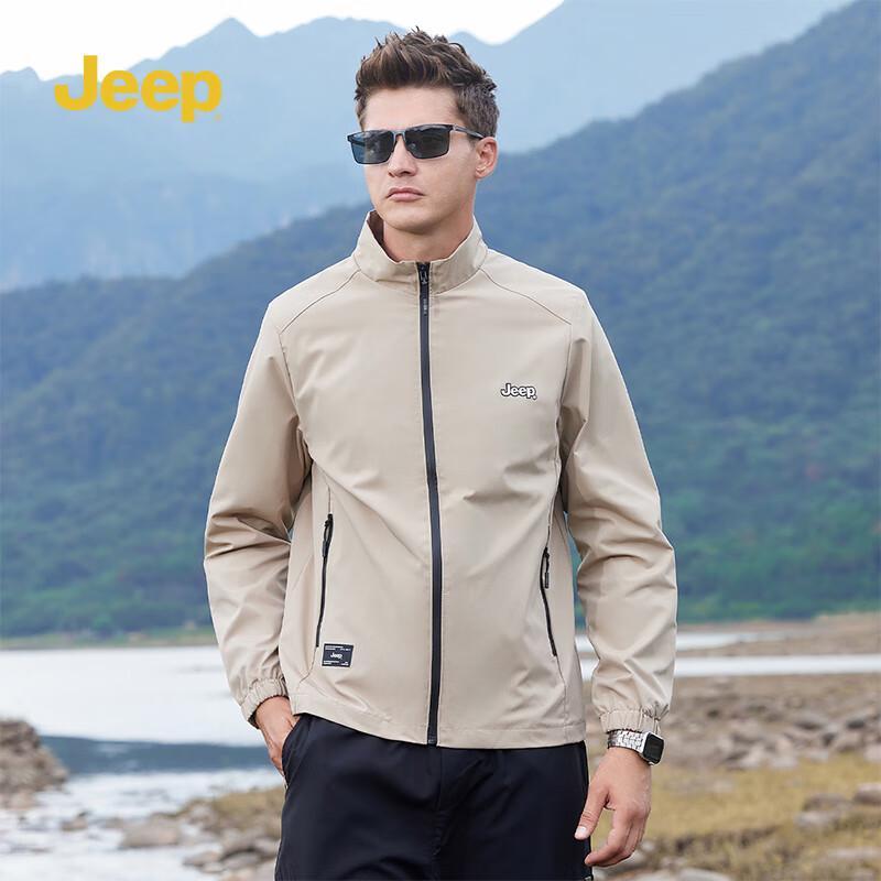 

Jeep Men s Autumn/Winter Windproof Casual Jacket 2XL