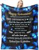 Inspirational Christian Throw Blanket Soft Warm Flannel Perfect Spiritual Gift for Women  Men Birthday Present x Inches