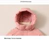 Girls' Winter Down Jacket: Mid-Length, Thickened, 90% Down, Suitable for Medium and Large Sizes - Style 2025.