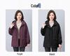 Plus Size Women's Korean Style Parka: 2024 Winter Fleece-Lined, Loose, Slimming Cotton Coat for Moms