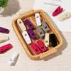 10pcs New Bathroom Non-slip Household Velvet Hangers Clips Hanging Hooks Dress Rack Coat Holder