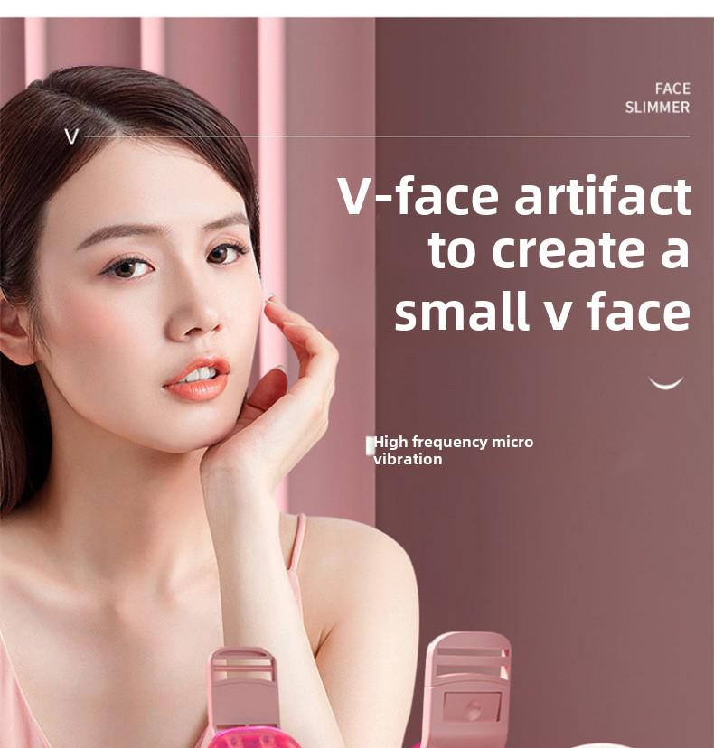 Grenzüberschreitendes Facelift: Facelifting-Verbandmaske, Massagegerät und Formgebungswerkzeug mit Vibration für Schönheit und Lifting des Kinns.