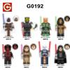 Weltraumserie Kinder Bausteine Figuren Beutelset GH0716-0723 Pädagogisches Kreatives Geschenk